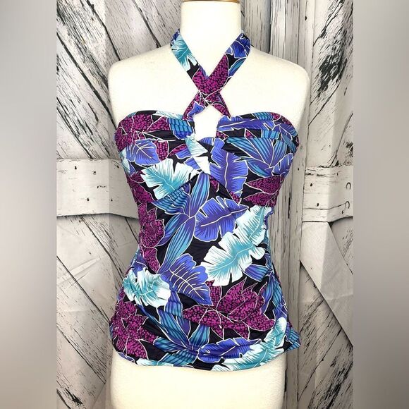 Leilani Halter Swimsuit Top 12 - Picture 1 of 8